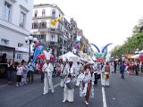 Samba, Percussion, Trommler, Batucada, Samba-Umzug in der Landeshauptstadt Wiesbaden auf dem Wilhelmstraßenfest. 54.JPG